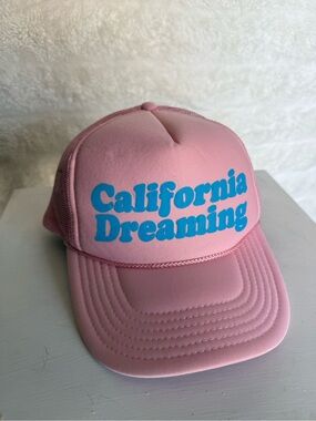California Dreaming Pink Trucker Hat